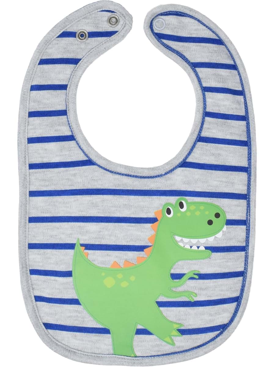 Funstuff Animals 5 Pack Bibs One Size