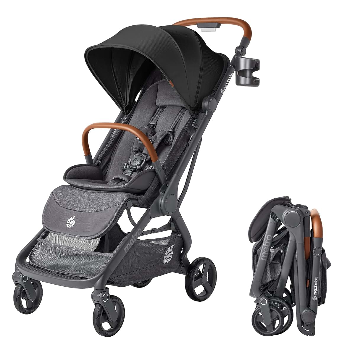 Ergobaby Metro 3 Deluxe Baby Stroller with One-Hand Fold