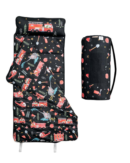 Maison d' Hermine Nap Mat With Reusable Pillow And Blanket, Shoulder Carry Straps