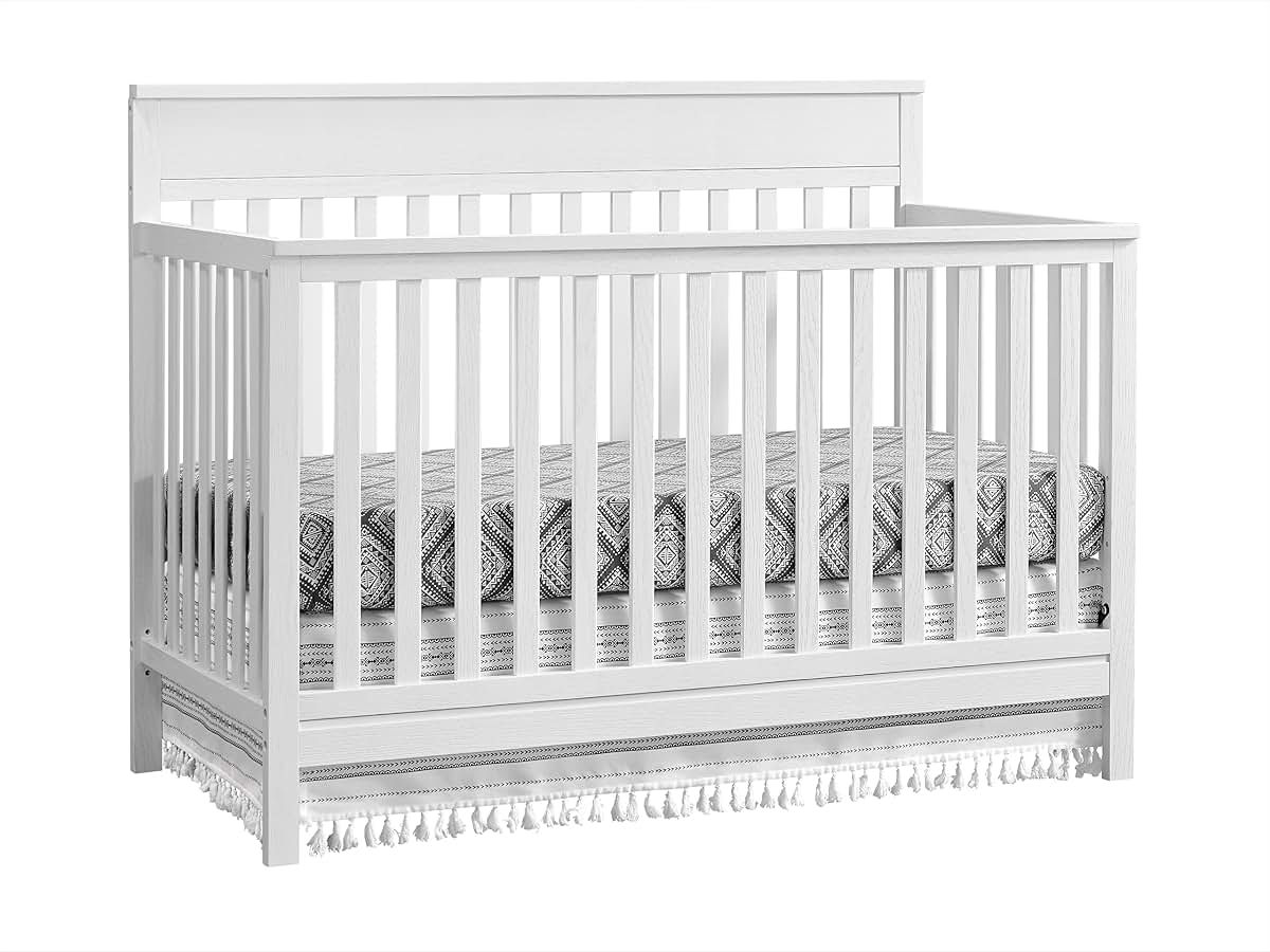 Oxford Baby Castle Hill 4-in-1 Convertible Crib in Barn White