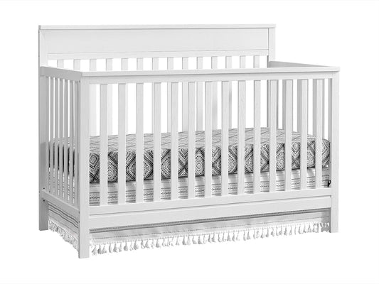 Oxford Baby Castle Hill 4-in-1 Convertible Crib in Barn White