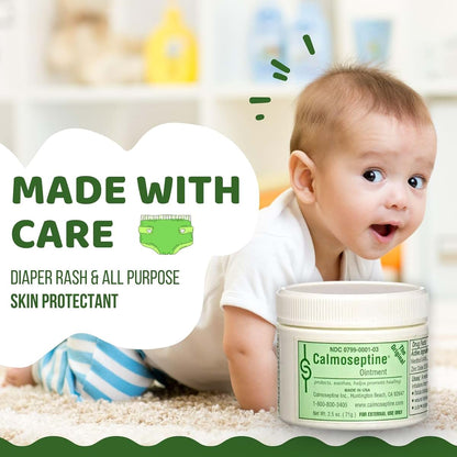 Calmoseptine Ointment for Skin Irritations and Moisture Barrier Protection