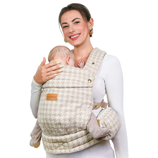 BabieBoo Baby Carrier Newborn to Toddler, Beige