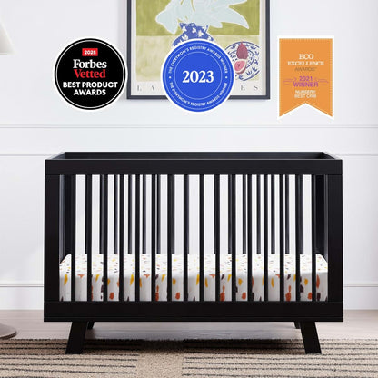 DaVinci - DROPSHIP Babyletto Hudson 3-in-1 Convertible Baby Crib Black