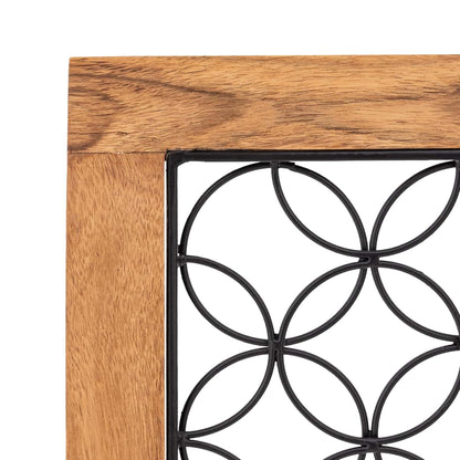 Albany Living 4-Panel Wooden Pet Gate with Metal Mesh, Black (photo 2)