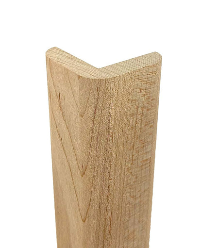 Highland Manor Wood Products Reveal Corner Guard 3/8" Reveal, 48" Tall x 1 1/2" Wide, Maple