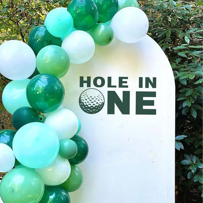 CANTLY Hole in One 1st Birthday Golf Theme Decal