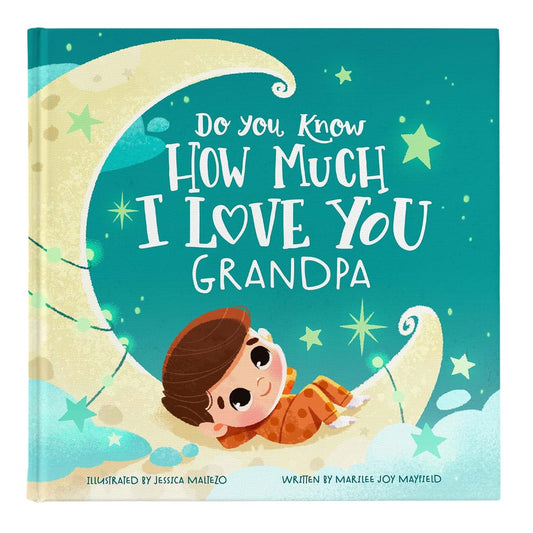 Luna Studios Guess How Much I Love You Grandpa - Grandpa Gift - Personalized Children's Book (for Grandpa)