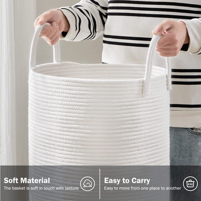 YOUDENOVA Woven Rope Laundry Hamper