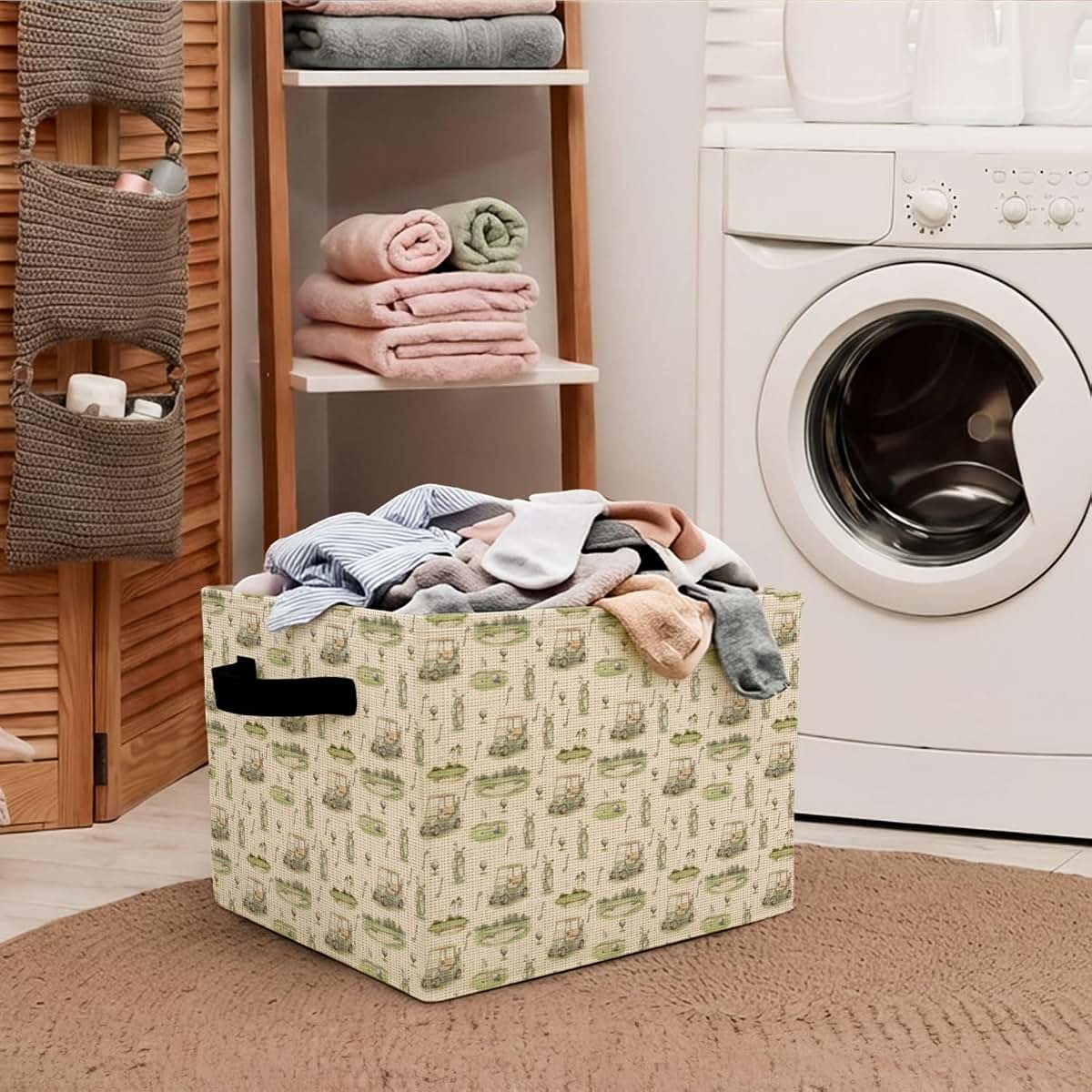 Tazswdmm Golf Nursery Storage Bin
