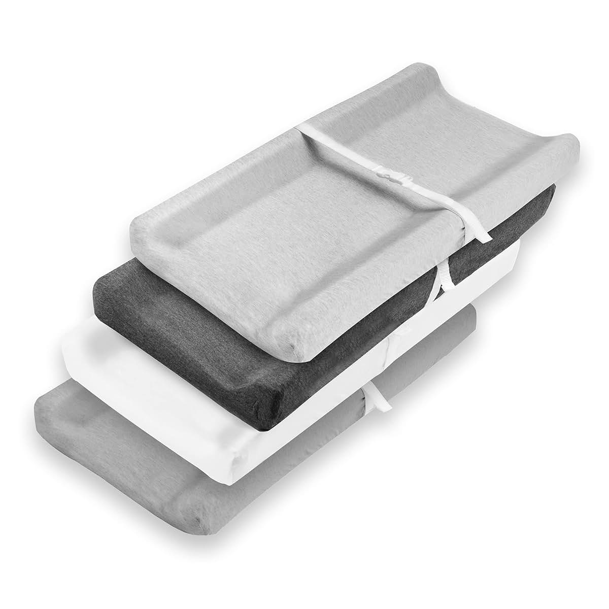 BaeBae Goods Changing Pad Cover – Baby Changing Pad Covers 4 Pack – Boy or Girl Changing Pad Cover – Pure Cotton