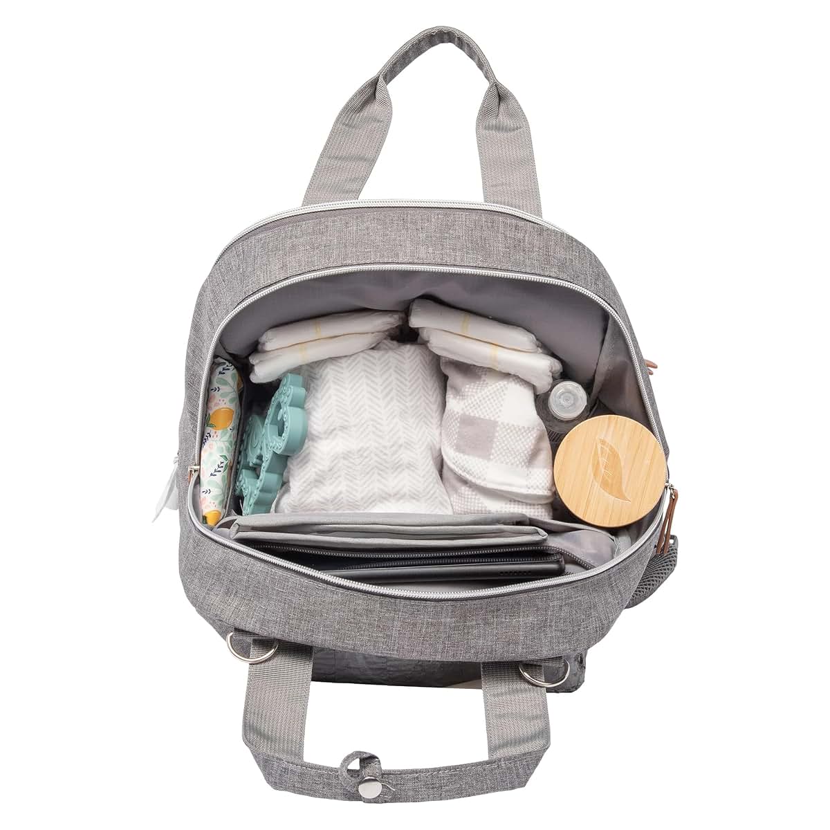 Trend Lab Diaper Bag Backpack Baby Bag Organizer with Removable Changing Station Pad, Includes Zipper Opening for Baby (photo 4)