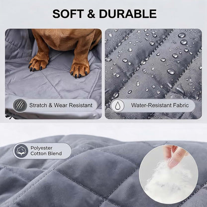 Suaetiai Portable Dog Shopping Cart Cover – Soft Fabric Hammock for Pets