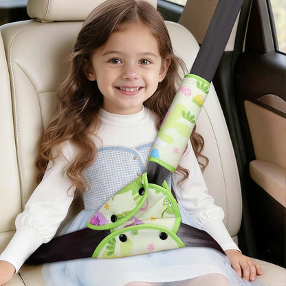 Coolbebe Kids Seat Strap Cover Pad Set, Green