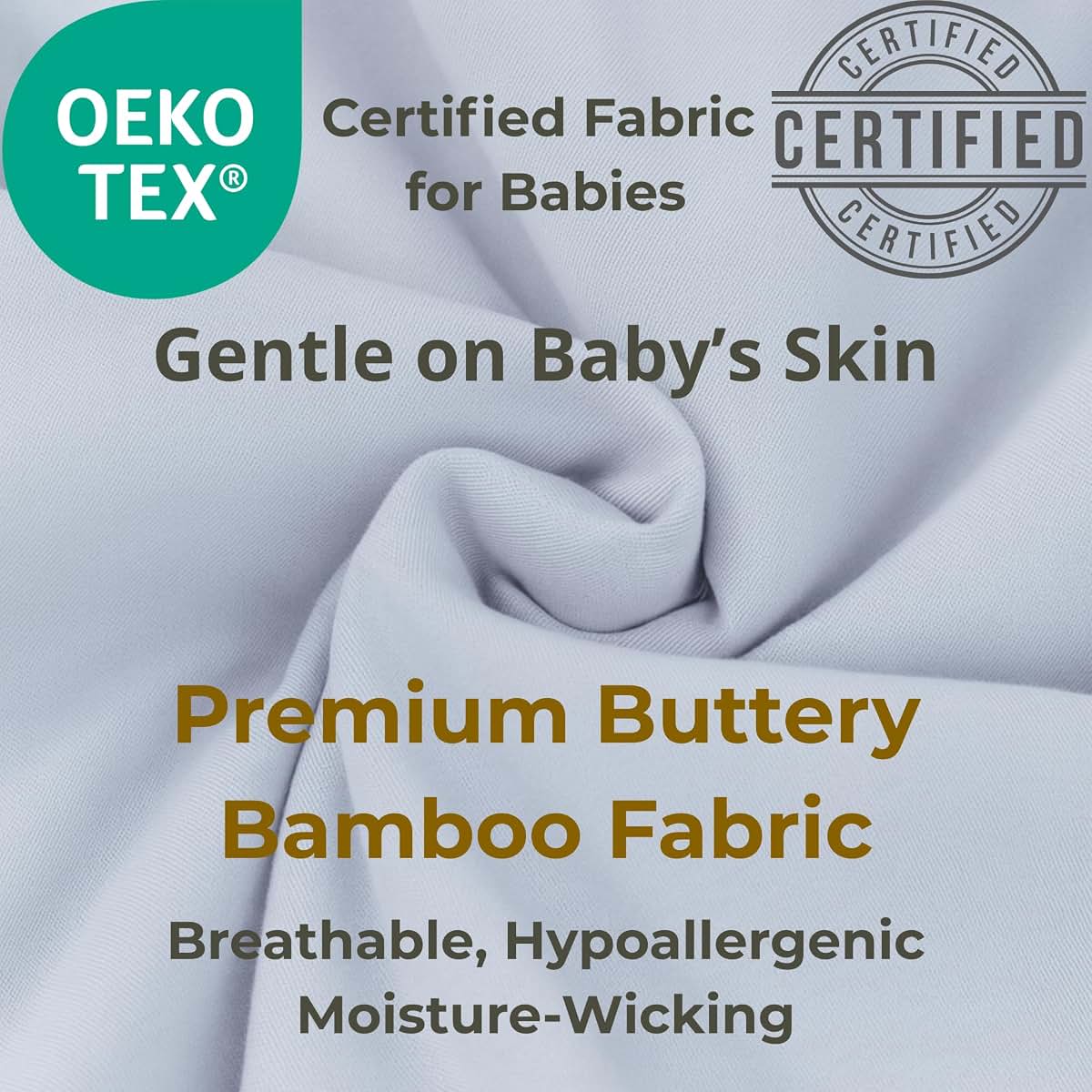 YumiBabe Organic Bamboo Baby Sleep Sack Wearable Blanket (photo 2)