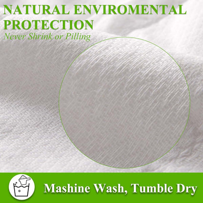 Fasoar 6-Ply Cotton Prefold Cloth Diapers For Infants And Toddlers