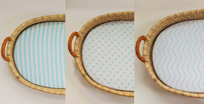 Nodnal Co. Fitted Bassinet Sheets Mint Set