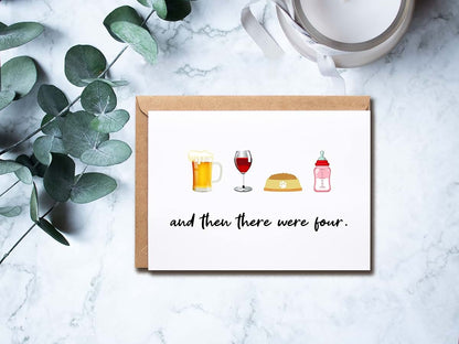 Baby Greeting Cards Set for Announcements and Thank Yous