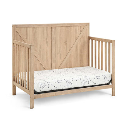 Suite Bebe Barnside 4-in-1 Convertible Baby Crib in Beached Oak (photo 2)