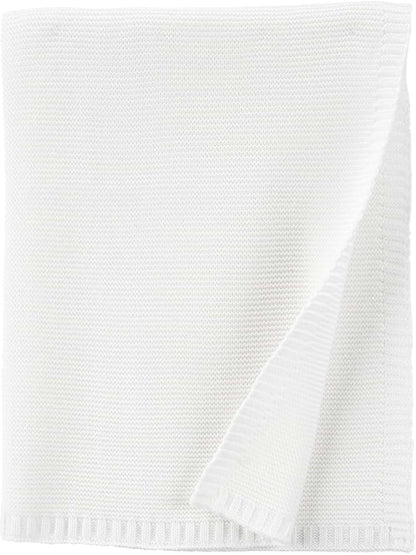Simple Joys by Carter's Neutral's Sweater Knit Blanet, Ivory, OSZ