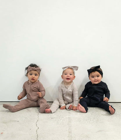 Nesting Club Bamboo Knotted Hat Set of 4 for Newborn Babies