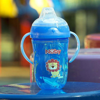 Nuby 2 Pack Comfort Trainer Cups with Handles, 9 oz