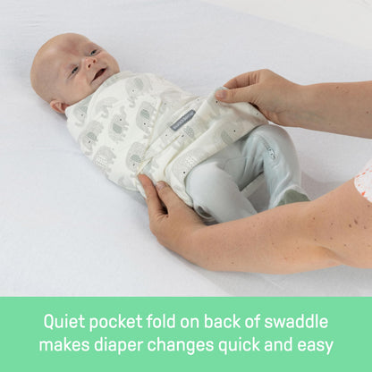 SwaddleMe Monogram Collection Baby Swaddle 100% Cotton