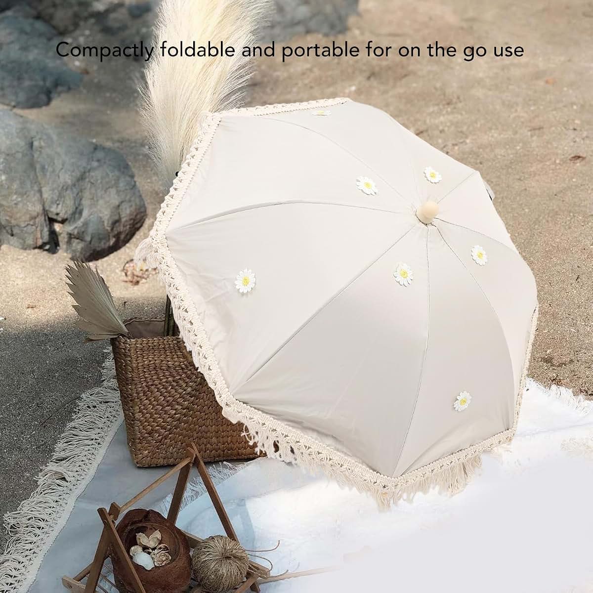 Miskall Protection Sun Shade for Stroller - Chrysanthemum Umbrella (photo 3)