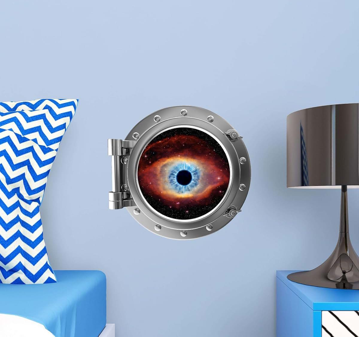 Stickit Graphix 12" PortScape Cats Eye Nebula Porthole Wall Decal (photo 2)