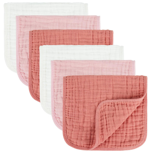 Migiol Muslin Burp Cloths 6-Pack