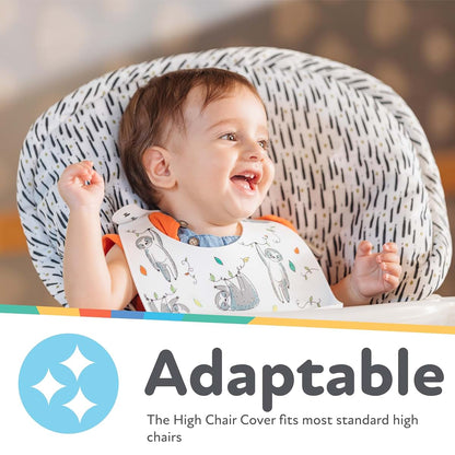 Nuby Baby High Chair Cover | Water Resistant Spill & Crumb Protection