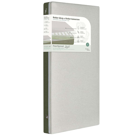Evolur PureSprout Light 2-in-1 Dual Sided Crib Mattress