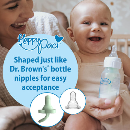 Dr. Brown's HappyPaci Silicone Pacifier 3-Pack