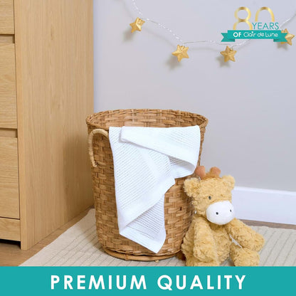 Clair De Lune Cellular Cotton Baby Shawl Blanket