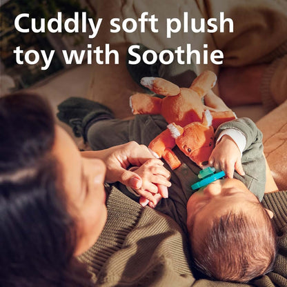 Philips Avent Soothie Snuggle Pacifier Holder with Detachable Pacifier, 0m+