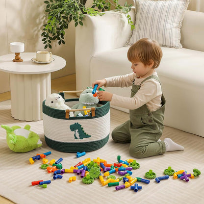 Qingdaoyoubeiershagnmaoyouxiangognsi Cotton Rope Basket