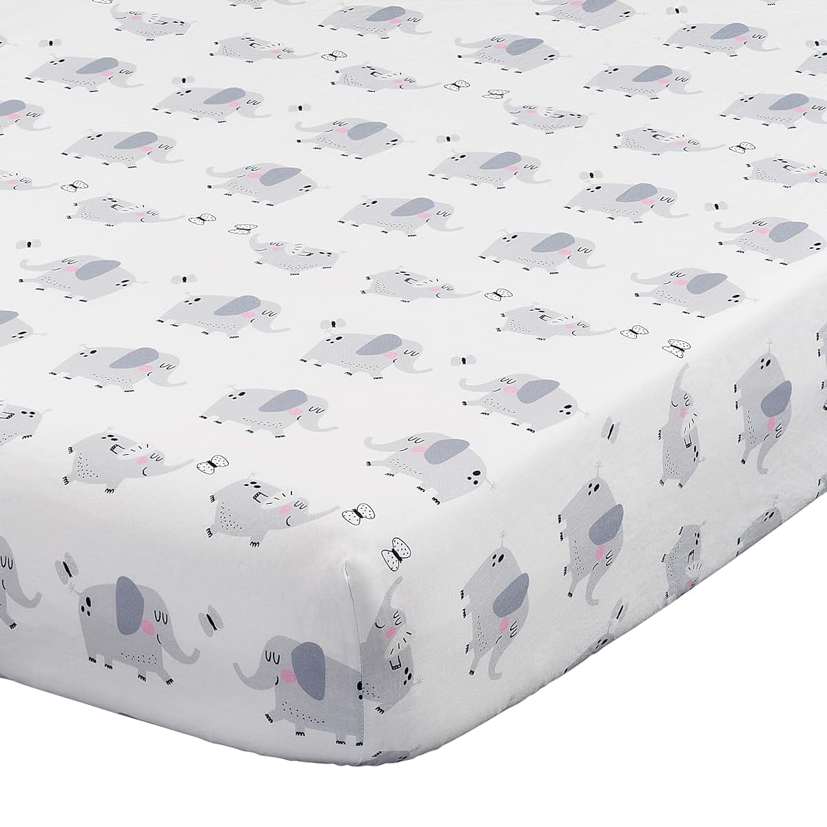 Oxford Baby Ele-A-Fun 3 Pc Crib Nursery Bedding Set