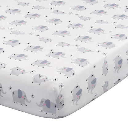 Oxford Baby Ele-A-Fun 3 Pc Crib Nursery Bedding Set