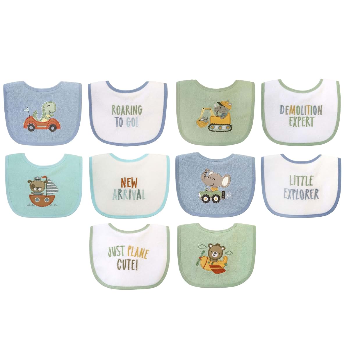 Baby Bib for Daily Feeding and Mealtime Use