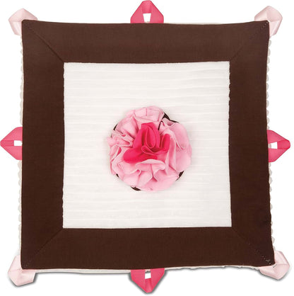 Pavilion Gift Company Square Flower Baby Carry Around Blanket