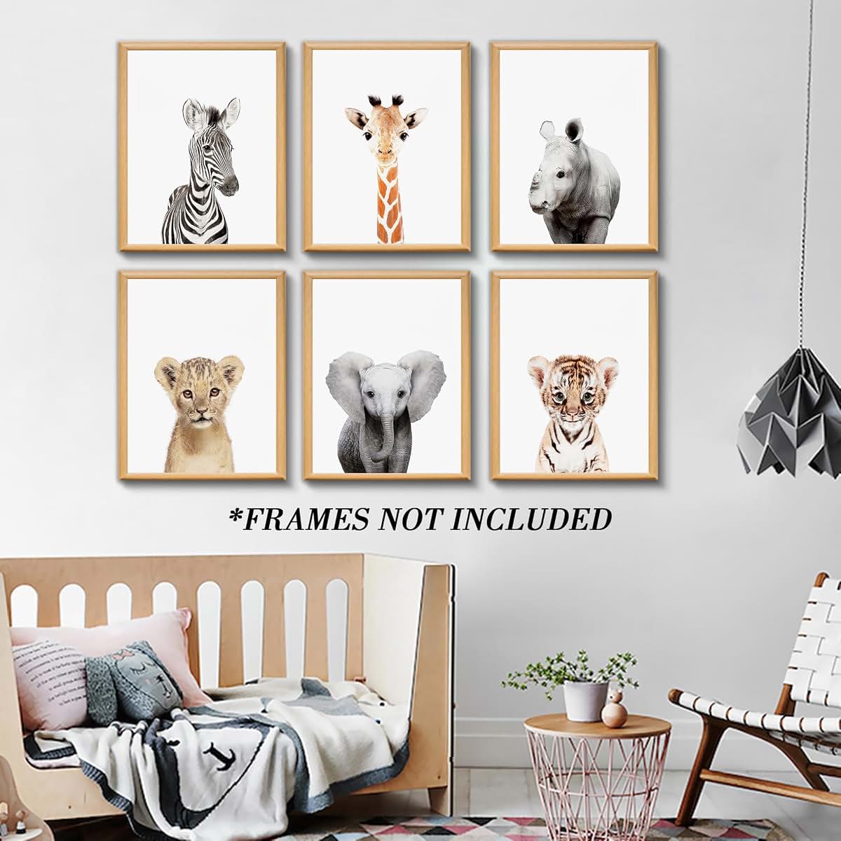 Calmart Jungle Nursery Wall Art Decor Safari Prints