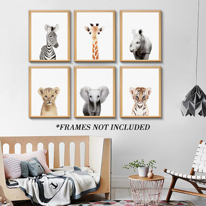Calmart Jungle Nursery Wall Art Decor Safari Prints