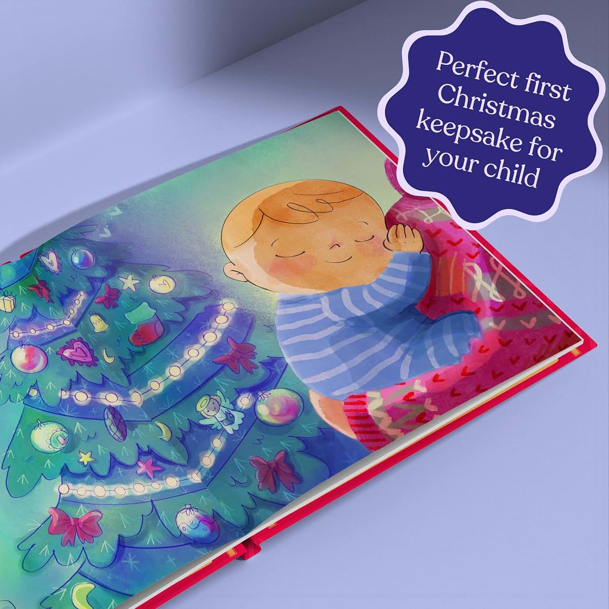 Luna Studios God Gave Us You Personalized Baby Christmas Book (photo 2)