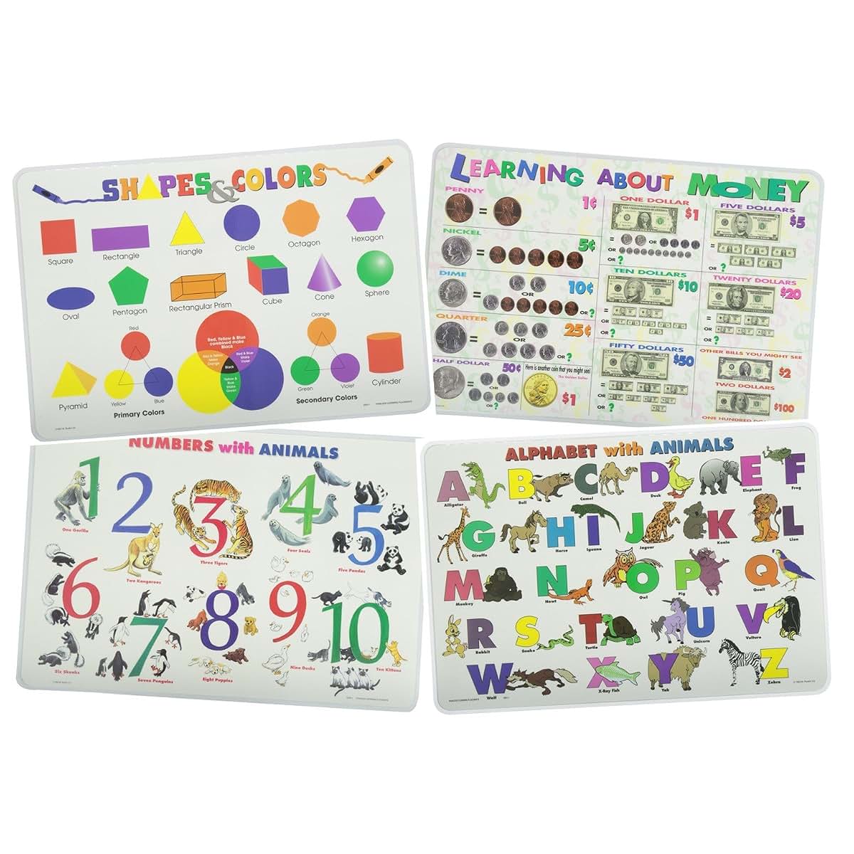 Painless Learning Place mats