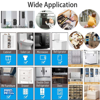 SHENZHEN Bstsilver Biometric Fingerprint Fridge Lock 2-Pack