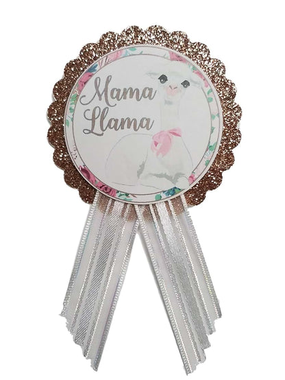 Amy's Bubbling Boutique Llama Baby Shower Theme Pins for New Parents (photo 4)