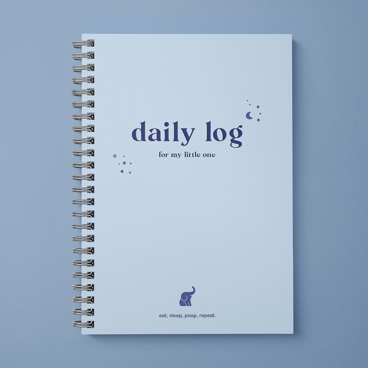 Bubbarino Baby Daily Log Book for Tracking Milestones and Routines