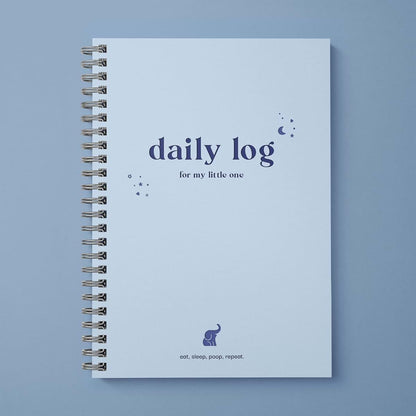 Bubbarino Baby Daily Log Book for Tracking Milestones and Routines