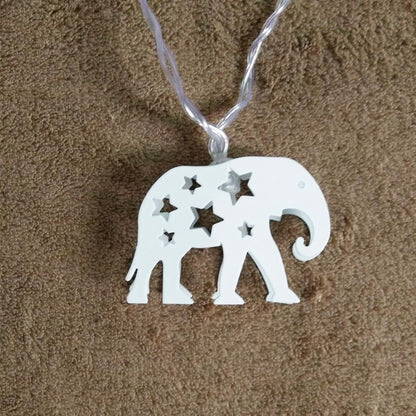Penfly Elephant Shape Decorative Fairy Night Mood Light 1.65M 10LEDs
