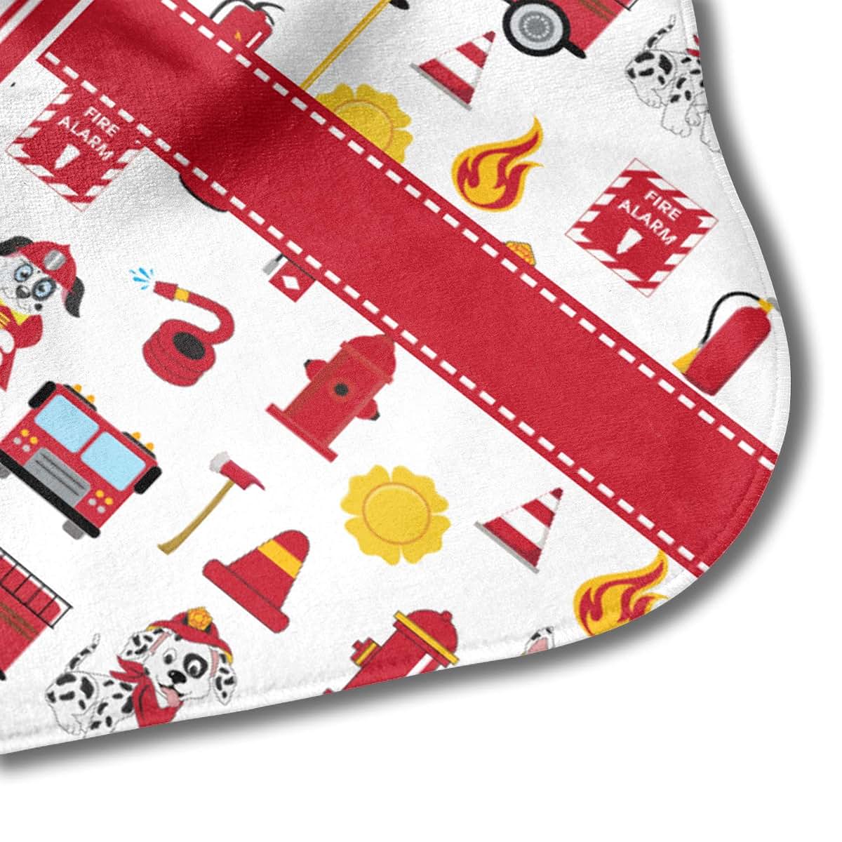 YouCustomizeIt Personalized Firefighter Character Hooded Baby Towel w/ Name or Text (photo 4)